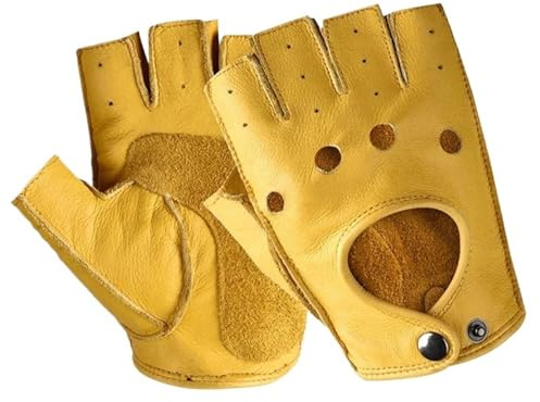 Gants de Conduire en Cuir Gants en cuir PU for hommes, mitaines, conduite, fitness, moto, cyclisme