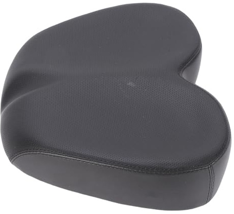 Plyisty Selle de VTT Noseless, Large Coussin Absorbant Les Chocs pour Une compatibilité Polyvalente, Idéale pour Les Cyclistes, Noire