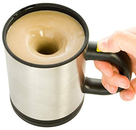 Monsterzeug Selbstrührender Becher, Tasse mit Rührfunktion, automatische selbst umrührende Kaffeetasse