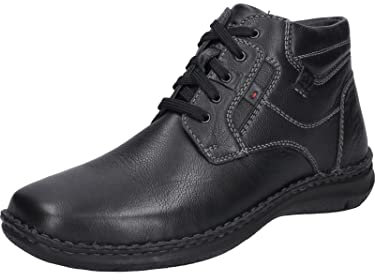 Josef Seibel Herren Winterstiefel Anvers 35,Weite K (Extra weit),Wechselfußbett,uebergangsstiefel,uebergangsschuhe,warm,schwarz,46 EU