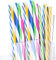 24 PCS Mason Jar Straws Thick Plastic Drinking Straws Reusable Bpa Free Long Drinking Straws for Yeti Tumbler with 1 PCS Cleaning Brush