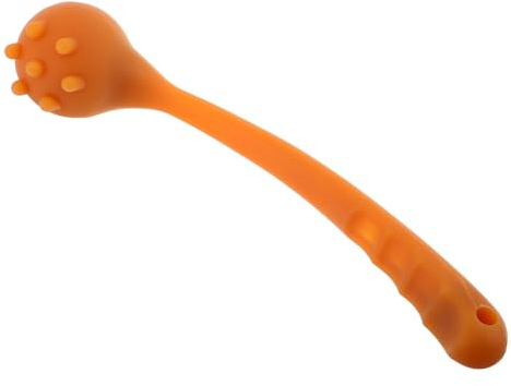 FOMIYES Martillo de Masaje Manual Bolas Herramienta de Masaje de Silicona para Espalda Cuello y Hombros Uso el Hogar o Gimnasio Masajeador de Mano Ergonómico