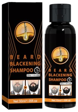 Beard Shampoo,Limpiador Facial y Jabón Barba,Beard Shampoo,Champú Barba de Hombre que Suaviza y Fortalece