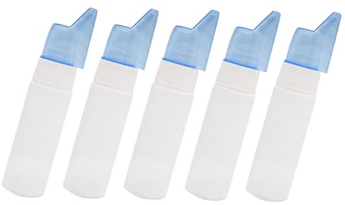 CHICAMPERA 5 piezas Botellas de Spray Nasal Mini de Pulverizador de Nariz con Tapa Protectora Ligero y Seguro para Viajes y Uso Diario