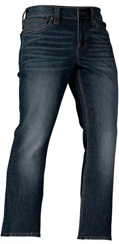Howitzer Clothing Men's Classic Straight Leg Jeans, Medium Wash Denim, Traditional 5-Pocket Design (US, Waist Inseam, 32, 30, Regular, Regular, People Wash (Freedom People))