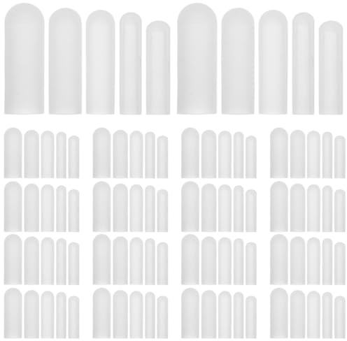 OUNONA Tappi in silicone con chiusura lampo, 50 pezzi, antirumore, per lavatrice e asciugatrice, per proteggere i capi delicati
