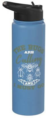 Exterminator Pest Control Eradicator Terminator Practitioner Stainless Steel Insulated Water Bottle
