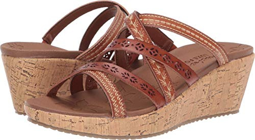 Skechers Beverlee Tiger Posse, Sandali Donna, Lug, 37 EU