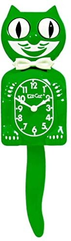 Kit Cat Klock Klassisches Grün