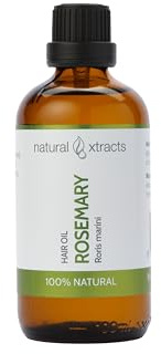 Natural Xtracts Rosemary Oil 100ml, 100% natural for Dry, Damaged Hair, Made In The UK