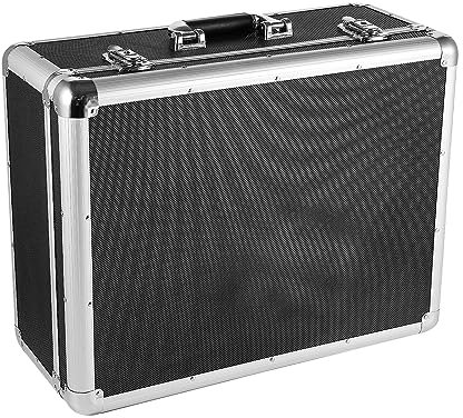 Holdfiturn Universal DJ Turntable Record Player Deck Flight Case Protective Storage Carry Case