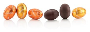 Venchi - Huevos de Chocolate, 1 Kg, 60% Sabor Chocolate Negro, Sin Gluten, Vegano, Colección Pascua, Idea de Regalo