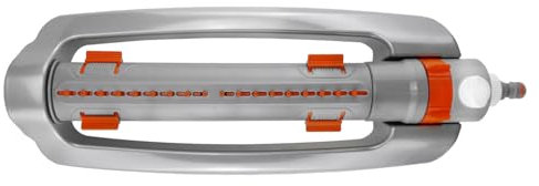 Metal Variable-Width Oscillating Sprinkler White Line - designed to cater to your lawn's specific watering needs.