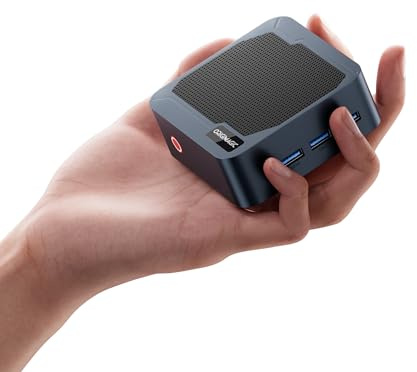 origimagic C2 NEO Intel N95 Mini PC (Turbo 3.4GHz) 12GB LPDDR5 512GB SSD | Dual LAN, Mini Computer Support 4K-Tri-Display, WiFi5, Bluetooth 5.0, Perfect for Business