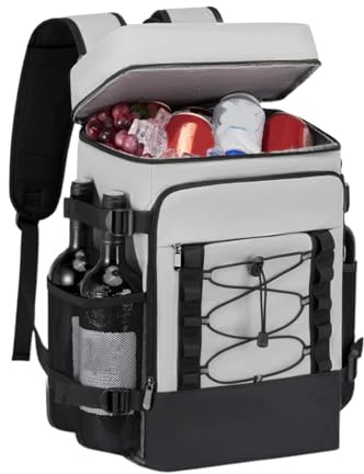 Mochila refrigeradora aislada - Bolsa isotérmica a prueba de fugas mochilas aisladas, impermeable reutilizable bolsa de almuerzo suave para picnic, trabajo o escuela