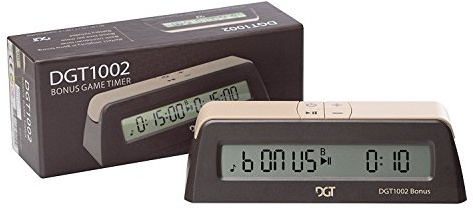 DGT 1002 Digital Chess Clock - Black