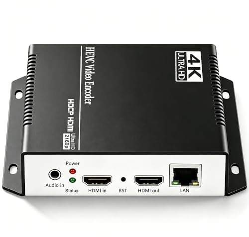 URayTech H.265 H.264 1080P 1080i HDMI a IP Streaming video Encoder IPTV con protocolli RTSP RTMPS SRT MP4 HLS ONVIF, trasmissione in diretta per Facebook YouTube Ustream e altri server di streaming