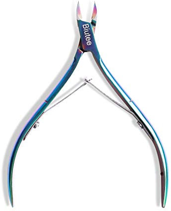 Biutee Corta Cuticulas Uñas Profesional para Manicura, Profesional Cortador de la Cutícula, Alicates Cortaúñas de Acero Inoxidable Apto para Uñas de Manos y Pies