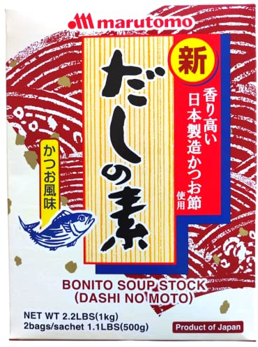 MARUTOMO Dashi no moto, japanisches Würzpulver für Suppen, 1 x 1 kg