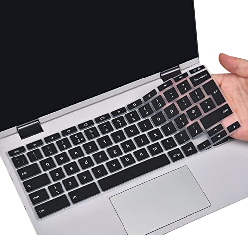 Funda de teclado para ASUS Chromebook Flip C433 C433TA C434 C434TA de 14 pulgadas, ASUS Chromebook Flip C423 C425 C523NA, ASUS Chromebook C302 C302CA Skin, diseño de teclado EU/Reino Unido, color