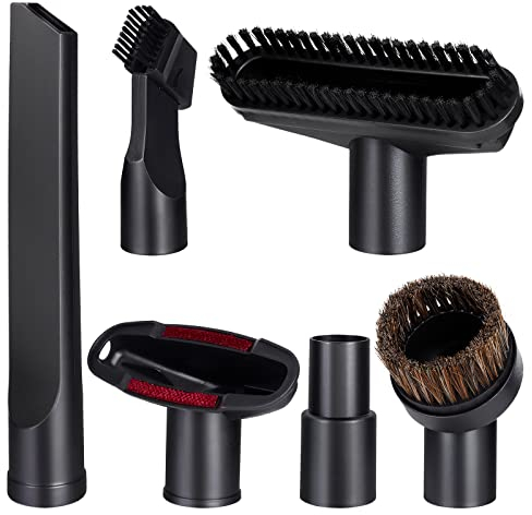 Migaven Brushes for Henry Hoover Attachments, 6 Piece Set 32mm and 35mm Caliber Accessories Include PP Hair Combination Brush, Long Flat Suction, Horse Hair Round Brush, 2 in 1, Sofa Suction, Adapter