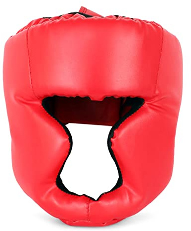 Irfora Casque de boxe, casque de kickboxing pour adulte/enfant MMA Training Sparring Maal Arts Casque de boxe