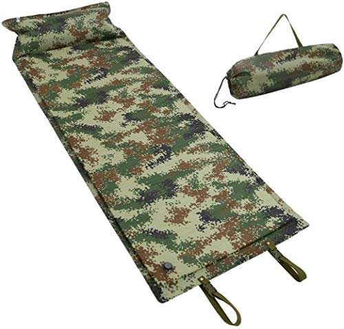 ELzEy Air Mattress Army Fan Camouflage Soldier Inflatable Pad Automatic Moisture-proof Pad Field Troops Picnic Pad (Color : 3)