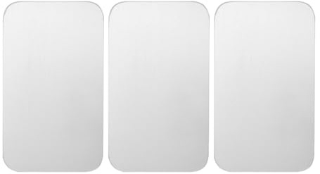 PRETYZOOM Tabla de Enfriamiento para Hámster de Aluminio 3 Piezas 10x6 Cm para Jaula, Plataforma Refrescante para Mascotas Pequeñas como Erizos, Función Aislante y Portátil para Verano