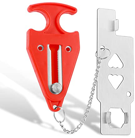 Upgrade Portable Door Lock Home Security Door Locks Travel Lockdown Locks for Additional Safety and Privacy Perfect for Traveling Hotel Home Apartment College