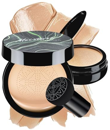 OETUIOW Cushion Foundation Concealer Full Coverage CC Cream, Natural
