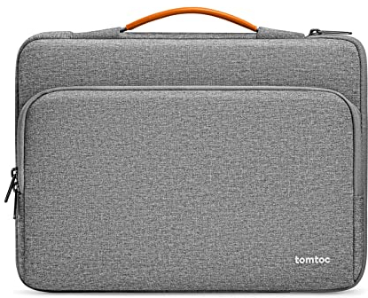 tomtoc 360° Tasche Hülle für 13'' MacBook Air M4/A3240 2025, M3/A3113, M2/A2681 M1/A2337 A2179, 13'' MacBook Pro M2/M1, Wasserabweisend Laptoptasche Laptophülle Passt 12,9-13'' iPad Pro/Air M3 2025
