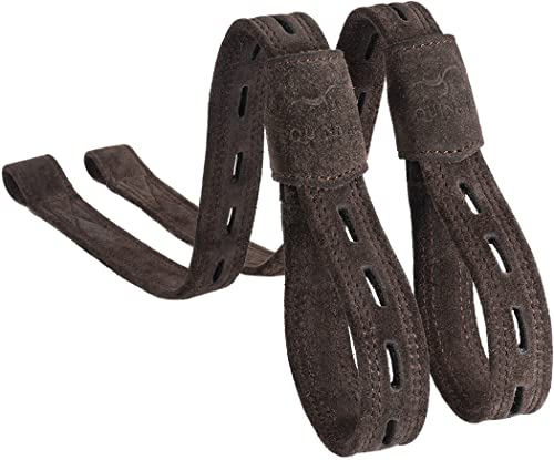 Equinate Slimline Mono Steigbügelriemen Columbia aus Wildleder Braun 60 cm