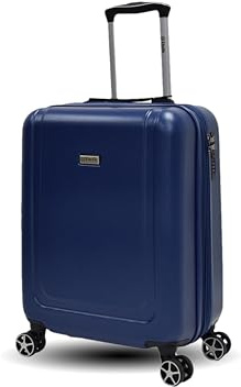 Maleta de Cabina Expandible – Trolley Rígido ABS, 4 Ruedas Dobles 360°, Cerradura de 3 Dígitos, Ligera y Resistente, Equipaje de Mano Aprobado – Color Azul – Unik