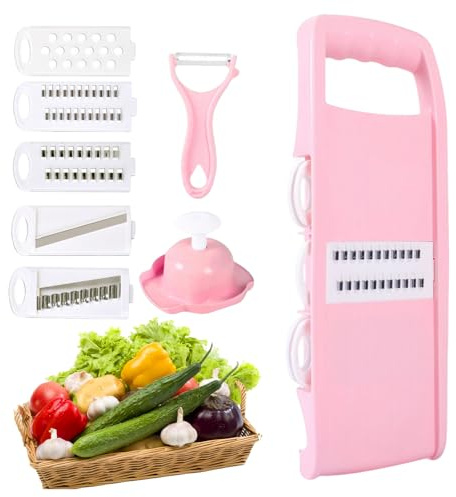 Tritatore Di Alimenti - Tritatore Ergonomico Sicuro e Antiscivolo,Tagliatrice Per Alimenti Da Cucina,Per Patate Formaggio Carne Aglio Insalata Frutta Uova E La Cottura Del Pollo