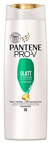 Pantene Pro-V Glatt und Seidig Shampoo Für Widerspenstiges Haar, 300 ml