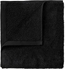 Blomus Gästehandtücher 4er Set Riva, Gästehandtuch, Handtuch, Baumwolle, Black, 30 x 30 cm, 66302
