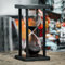 Sanduhr Timer 60 Minuten, Schwarzer Holzrahmen, Dekorativer Sanduhr (Schwarzer Sand, 20 x 10 x 10 cm)