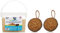 Grumpy Gardener Peanut Butter Bird Food - Suet Bird Food With Coconut Bird Feeder Halves - Hanging Peanuts for Wild Birds, Nutpecker Butter Food (2.5 Kg)