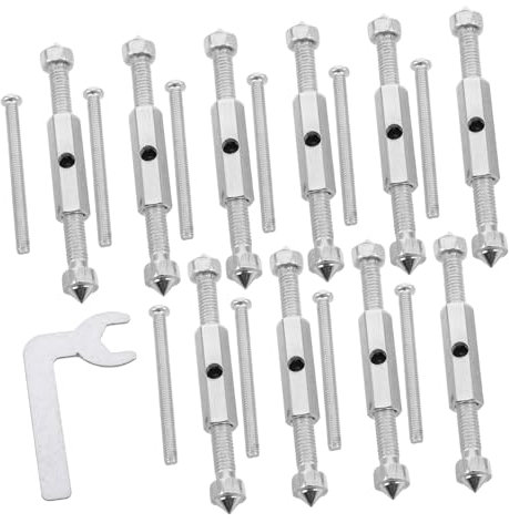 UKCOCO 21pcs Elektrische Box Reparaturwerkzeuge Für Wandmontageschalter Und Steckdosen Universelle Befestigungsstangen Und Schrauben Mit Schraubenschlüssel Für Die Reparatur Von