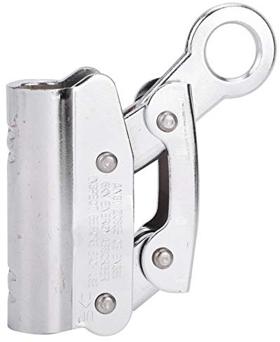 Demeras Discensore per Arrampicata 6KN Acciaio Legato Arrampicata Anti Caduta Attrezzatura autobloccante Corda di Sicurezza per Lavoro Aereo Strumento di Protezione Anti-Caduta