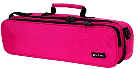 Protec Flute Deluxe fodral, het rosa (modell A308HP)