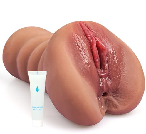 Realistische Masturbator, Mastubrator Mann Sex Spielzeug Pussy Taschenmuschi Realistisch Groß mit 3D Vagina Klitoris Anal Erotik Sexspielzeug für Männer Masturbieren Mann