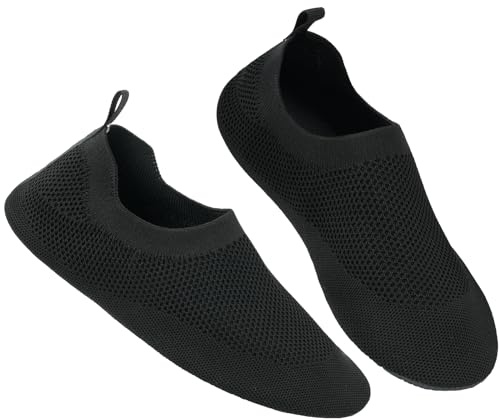 AMFUN Zapatos de Agua Hombre Mujer, Zapatos De Agua Unisex Sandalias Descalzas, Zapatos de Playa Escarpines Verano Secado Rápido Calcetines, para Natación Calzado Surf Acuàticos Deporte, Talla 40-41