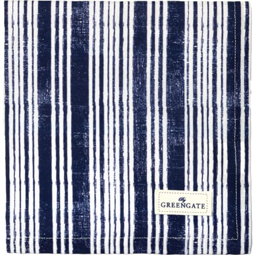 GreenGate Valetta Stoffserviette Blue 40x40cm