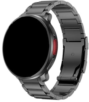 Mefloar 22mm Titan-Metallarmband passend for Polar Vantage V3/POLAR Grit X Pro/POLAR Grit X/POLAR Vantage M2/POLAR Vantage M Uhrenarmband-Zubehör(Dark Gray)