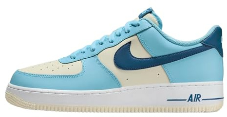 Nike Air Force 1 HF4837-407 - Scarpe da uomo, modello basso, colore: Blu Acquario/Blu Corte, taglia 45