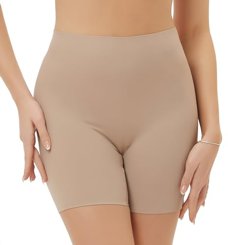 Prontiaduscire Pantalones Cortos Mujer Culotte Fajas Reductora Shorts Abdomen Control Body Moldeador - 117R4 Beis M