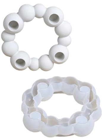 Molde de vela cónica – Forma de silicona antiadherente duradera, molde de moldeo creativo, moldes hechos a mano hechos a mano, herramienta de modelado de vela artesanal con construcción flexible y