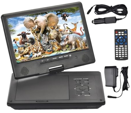 12,5-tums Mobil DVD-spelare Med Hög Upplösning, Trådlös Bluetooth-kompatibel Spelare, Bärbar CD-spelare I Fullformat For Bilen Kompakt Liten