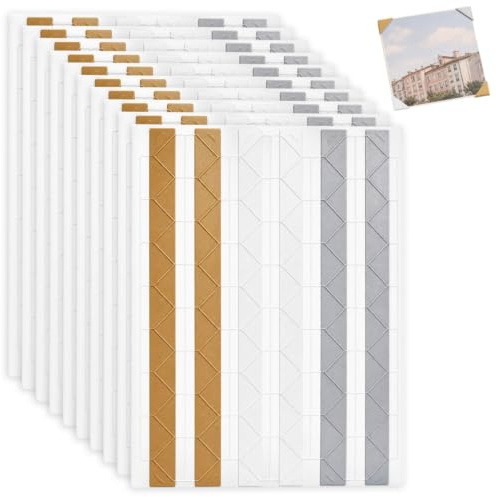 Honeyone 2040 Pcs Self Adhesive Photo Corners for Scrapbook Album Journal | Easy Peel Corner Mounts, PVC Durable Finish Use Memory Albums DIY Scrapbooking Creative Display Storage